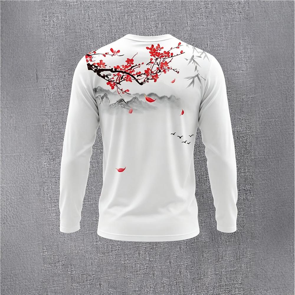 Chinese Style Ink Plum Blossom - Fashion Streetwear のレビューと価格