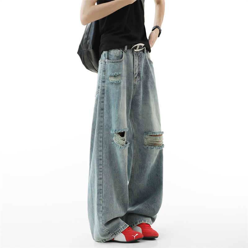 Ripped Jeans Men 2025 Autumn N - Street Fashion Fall 2025 のレビューと価格