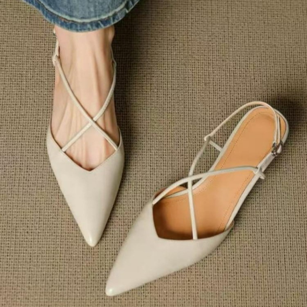 2026 New Style Pointed Toe Low - French Street Fashion のレビューと価格