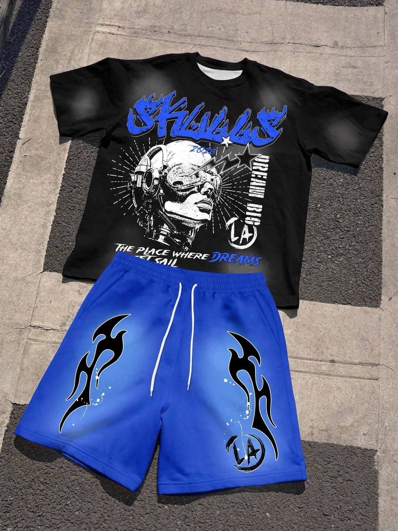 2026 Summer New Men's Short-Sl - Street Fashion Men のレビューと価格