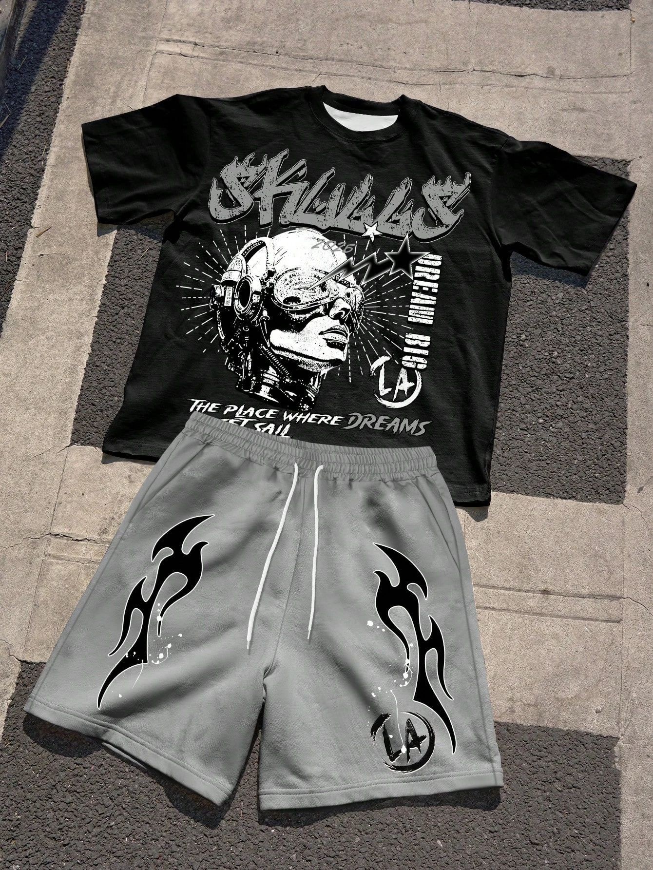 2026 Summer New Men's Short-Sl - Street Fashion Men のレビューと価格
