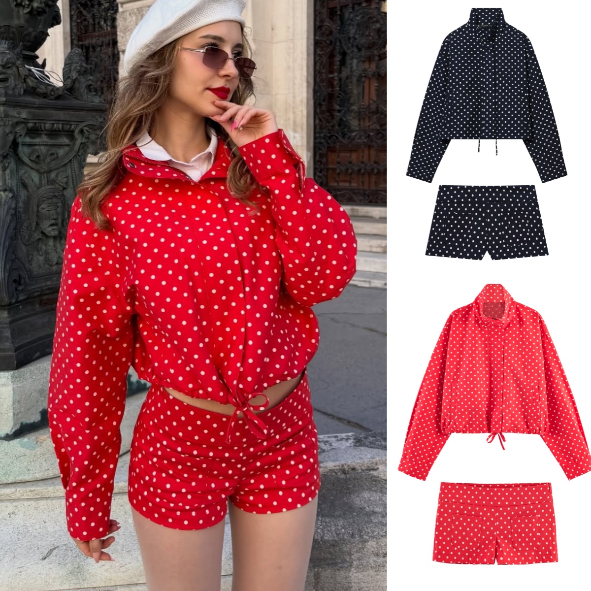 BSAY Casual 2 Pcs Set Tracksui - Street Fashion Jacket のレビューと価格