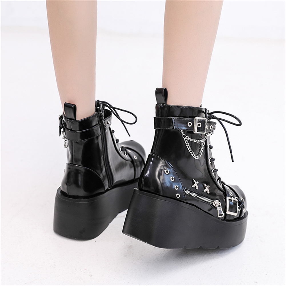 Brand New Ladies Goth Platform - Street Fashion Girls のレビューと価格
