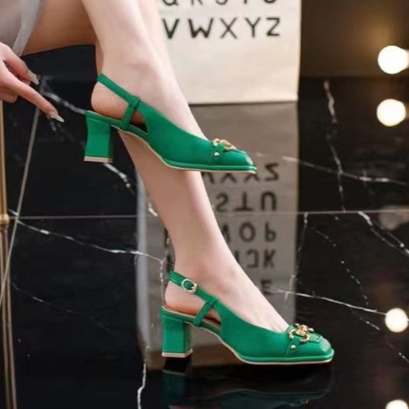 Women Mid-heel 5.5CM new Summe - French Street Fashion のレビューと価格