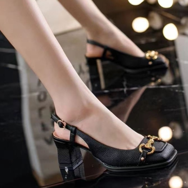 Women Mid-heel 5.5CM new Summe - French Street Fashion のレビューと価格