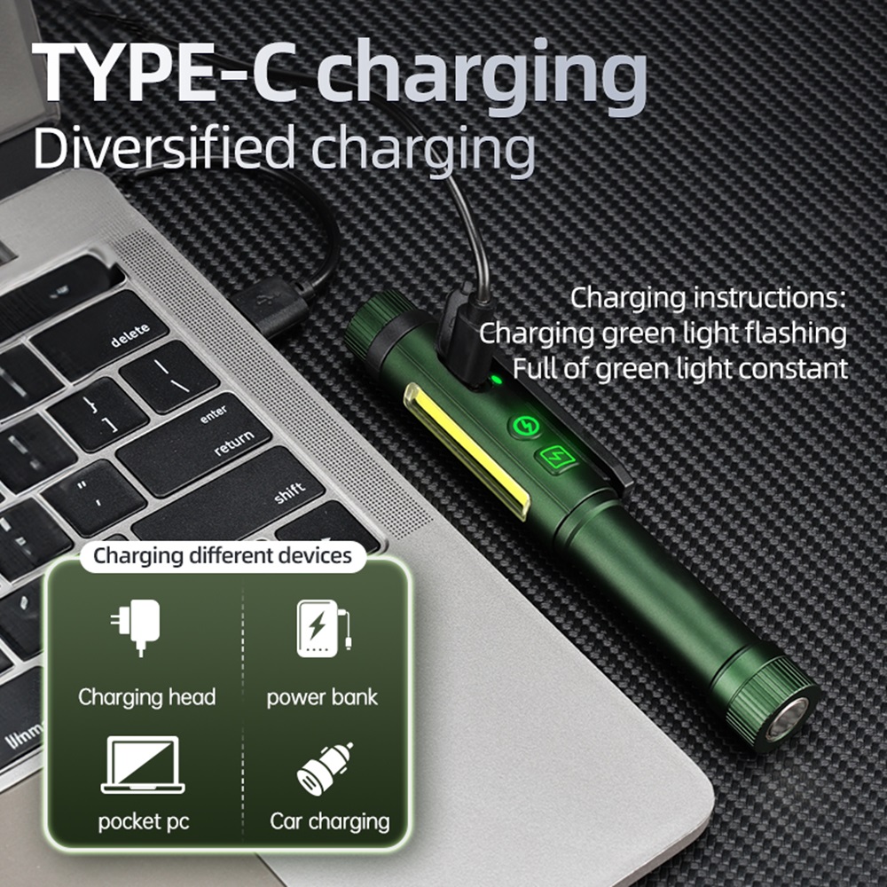 2-in-1 COB Pen Work Light LED  - Street Fashion Blog のレビューと価格