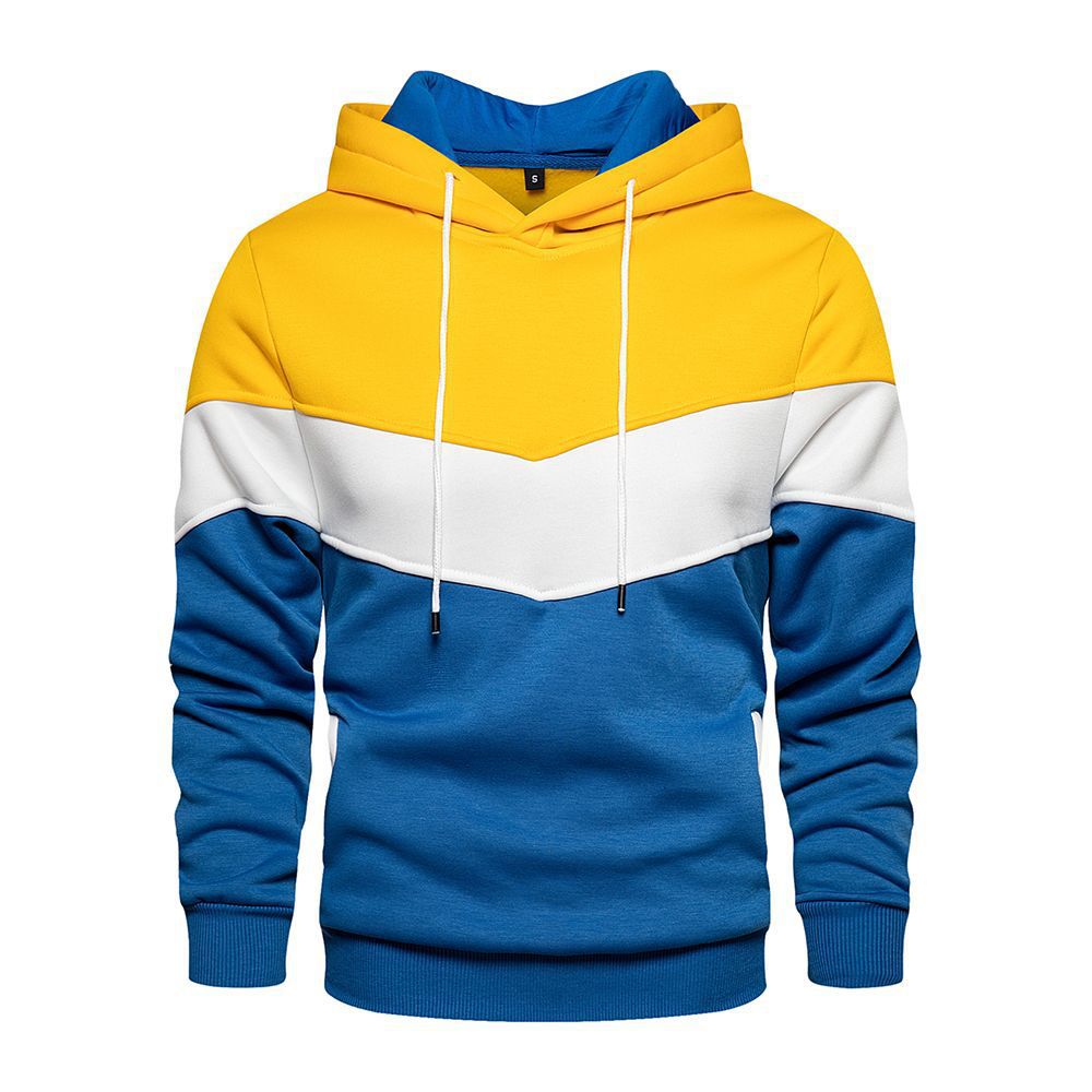 2025 New Men's Patchwork Hoodi - Street Fashion Fall 2025 のレビューと価格