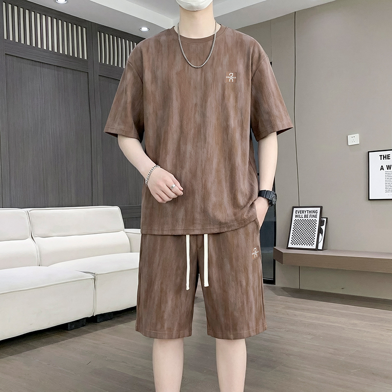 【T-Shirt + 5-Point Shorts】Men' - Street Fashion Men のレビューと価格