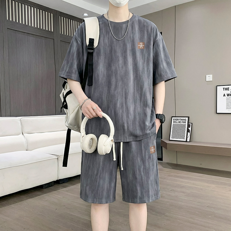 【T-Shirt + 5-Point Shorts】Men' - Street Fashion Men のレビューと価格