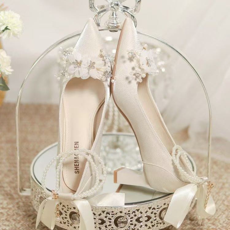 French-style Wedding Shoes, Br - French Street Fashion のレビューと価格