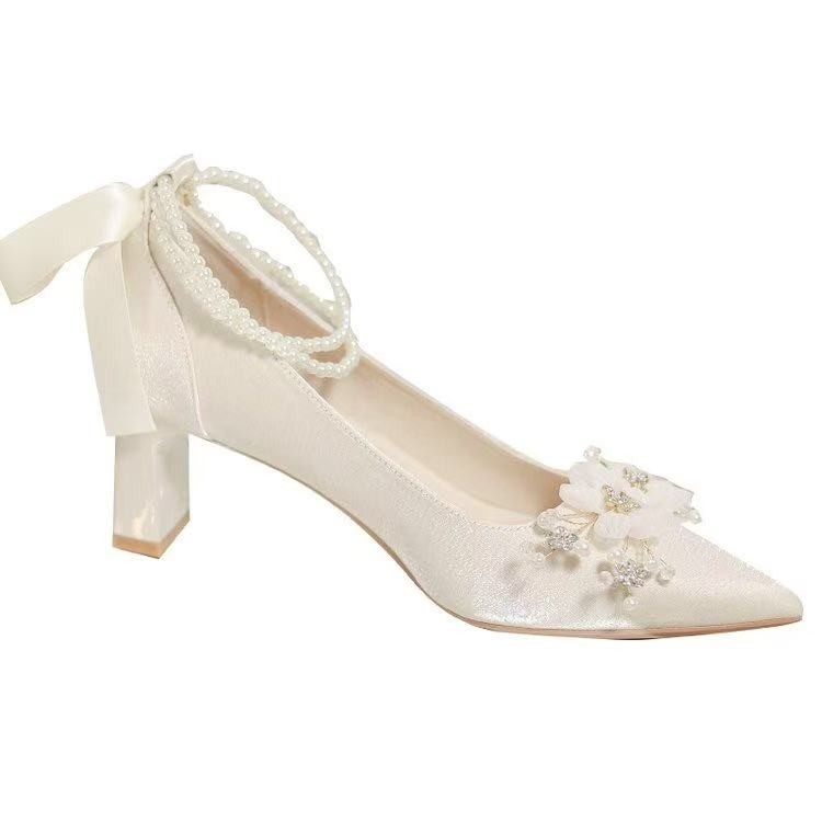 French-style Wedding Shoes, Br - French Street Fashion のレビューと価格