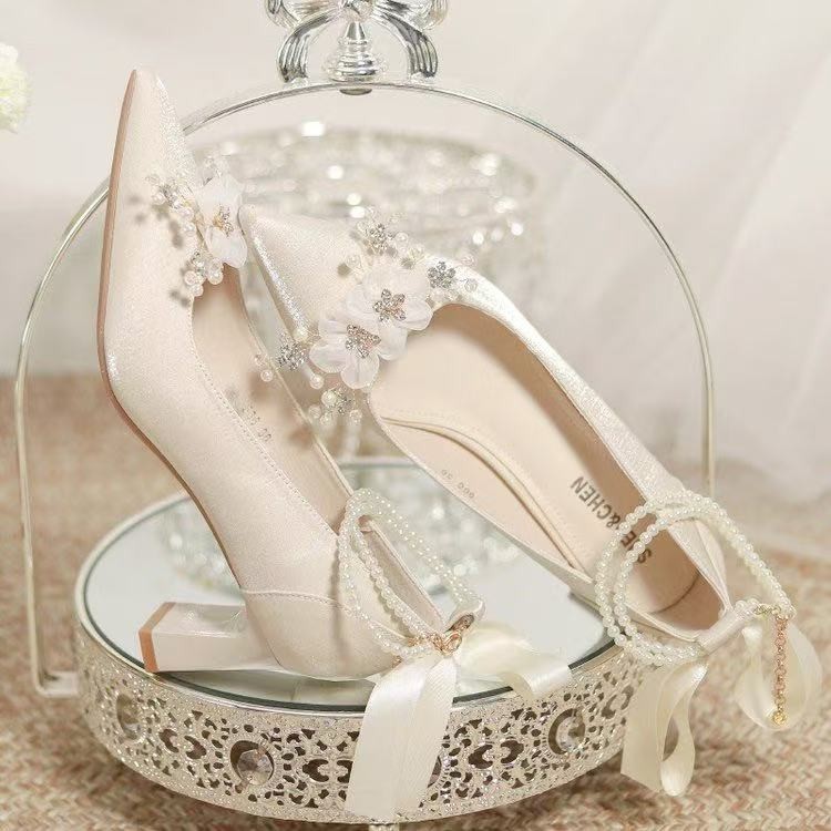 French-style Wedding Shoes, Br - French Street Fashion のレビューと価格