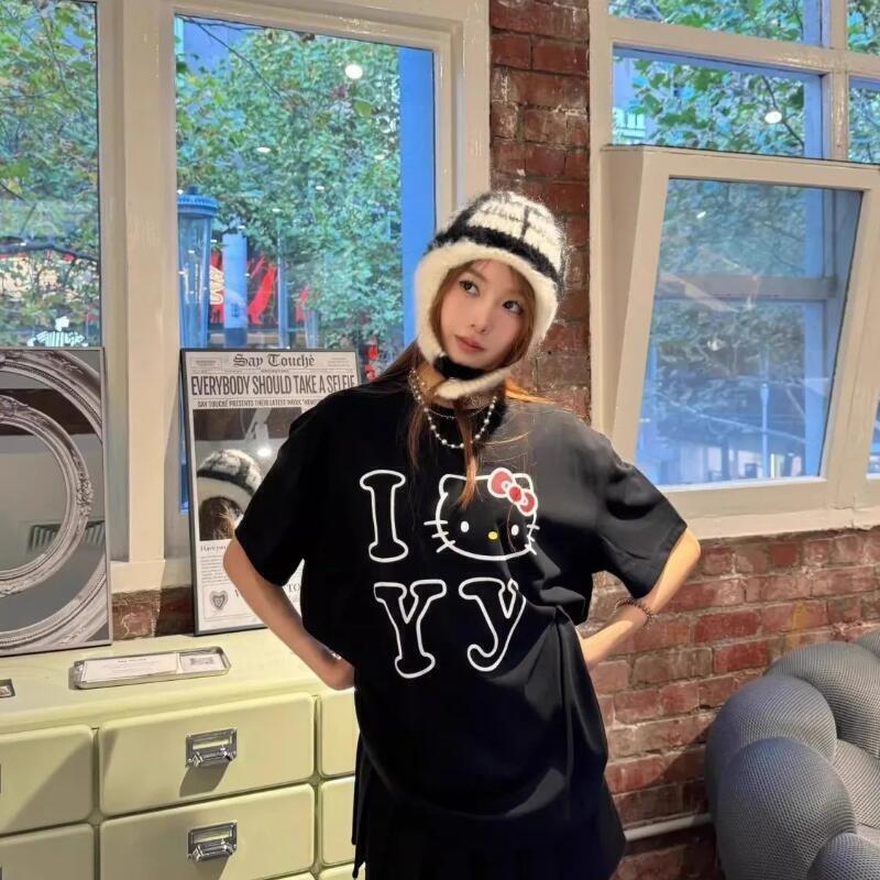 Short-Sleeved Sanrio Summer Pu - Street Fashion Jersey のレビューと価格