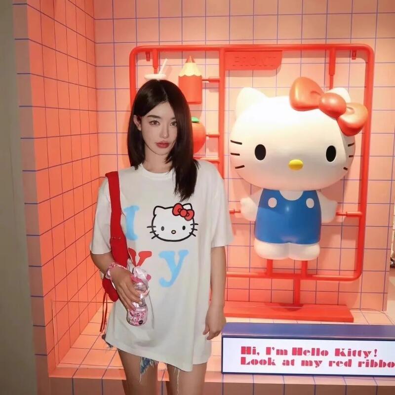Short-Sleeved Sanrio Summer Pu - Street Fashion Jersey のレビューと価格