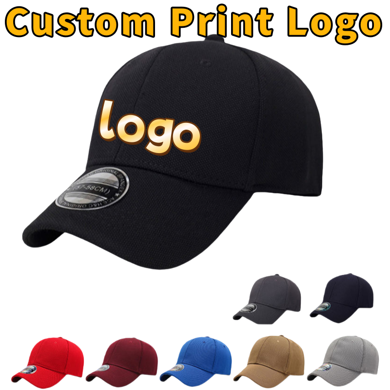 Customized Printed Logo Fully  - Baseball Cap Fitted のレビューと価格