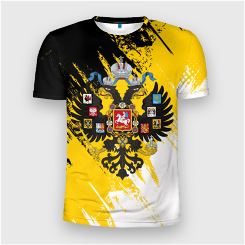 Fashion Russia Flag Badge T-sh - Street Fashion Russia のレビューと価格