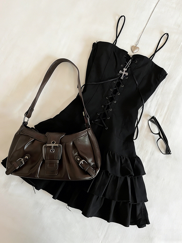 Goth Dresses Sexy Y2k 2000s Vi - Street Fashion Goth のレビューと価格