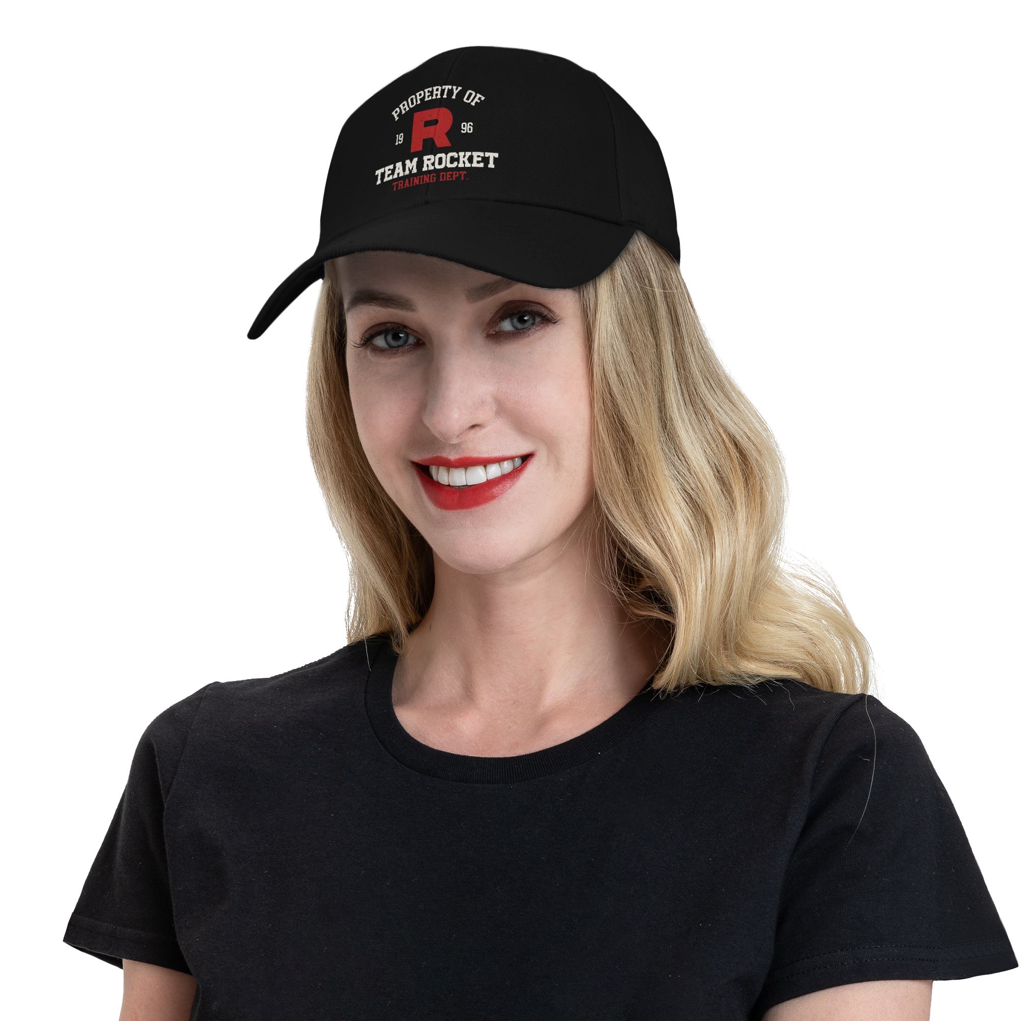 team rocket logo letter R POKE - Baseball Cap Fitted のレビューと価格