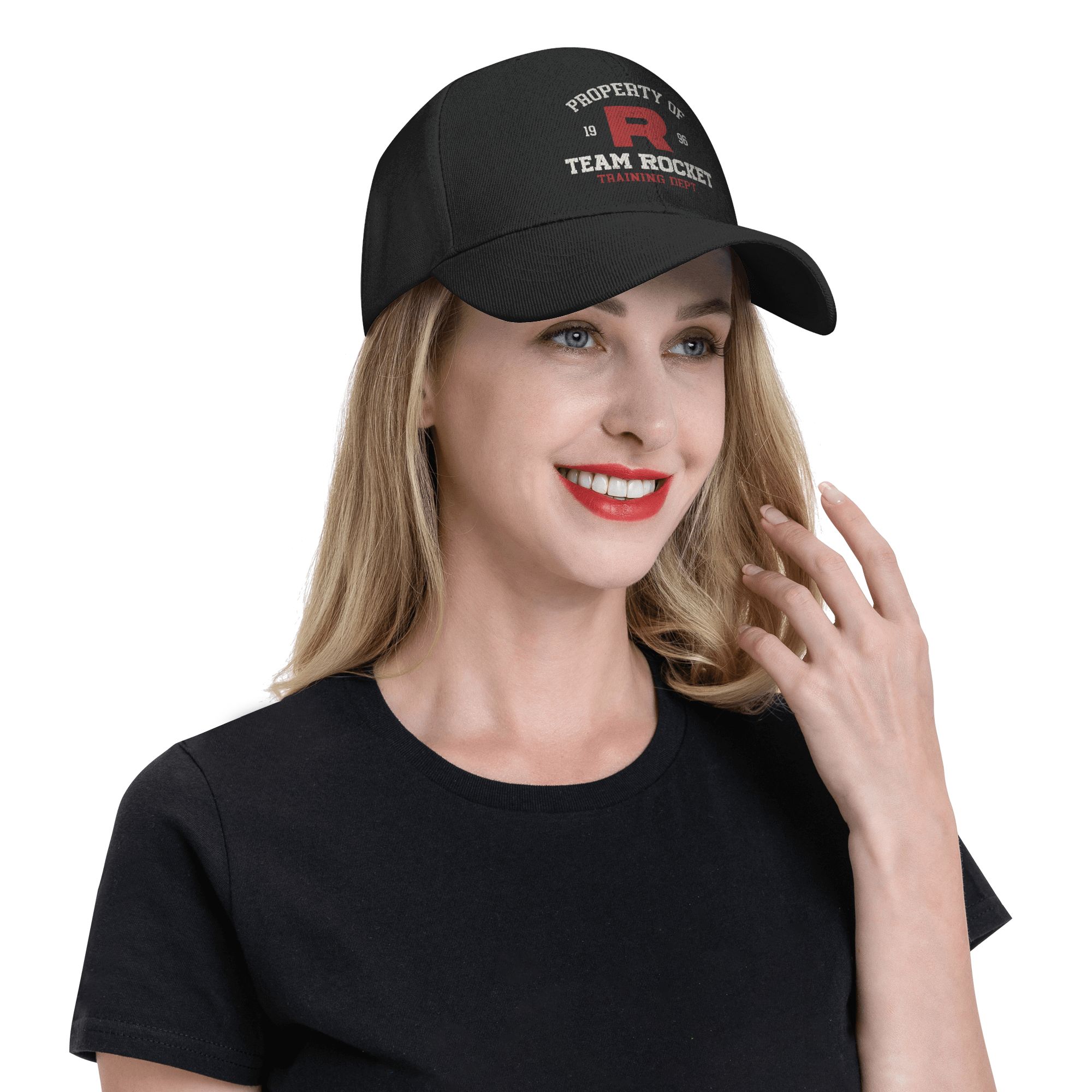 team rocket logo letter R POKE - Baseball Cap Fitted のレビューと価格