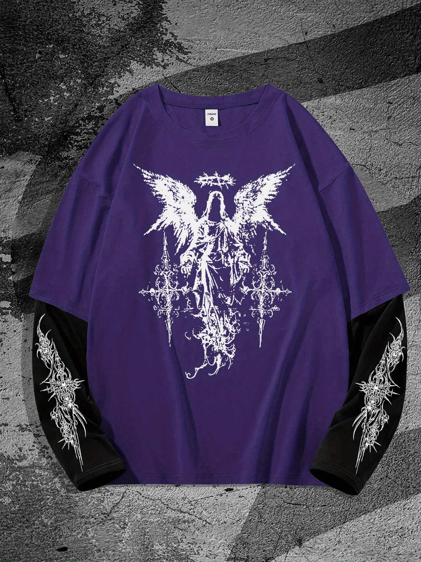 New men's long-sleeved T-shirt - Street Fashion Men のレビューと価格