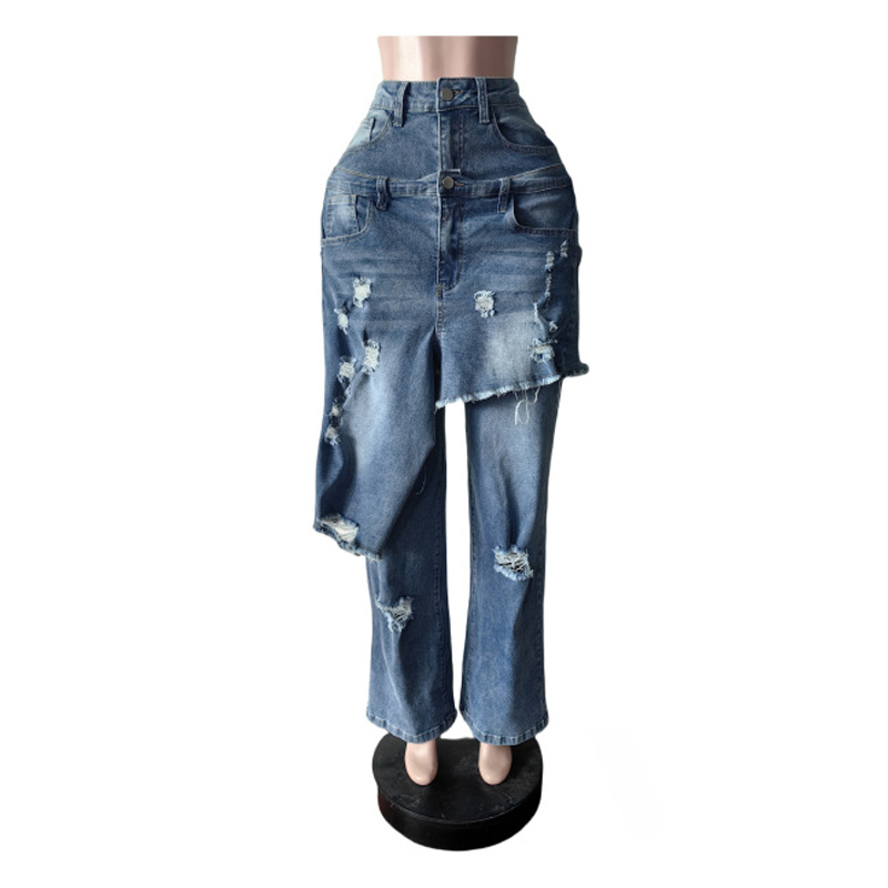 Fashion Denim Pants Women Stre - Street Fashion Fall 2025 のレビューと価格