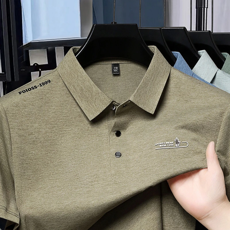 Men's Fashion Polo Shirt Embro - Street Fashion Logo のレビューと価格
