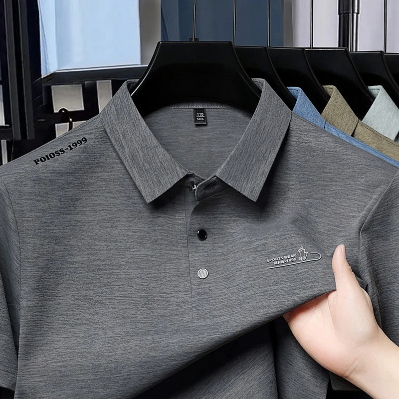 Men's Fashion Polo Shirt Embro - Street Fashion Logo のレビューと価格