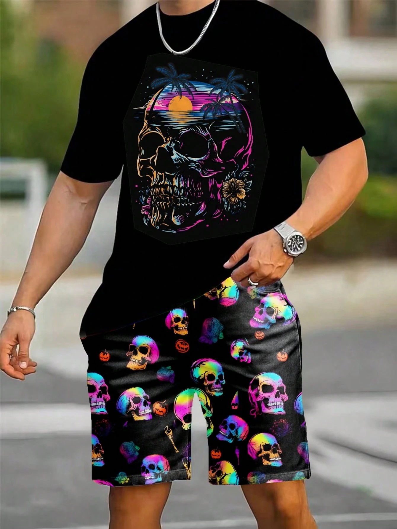 2026 Summer New Men's Short-Sl - Street Fashion China のレビューと価格
