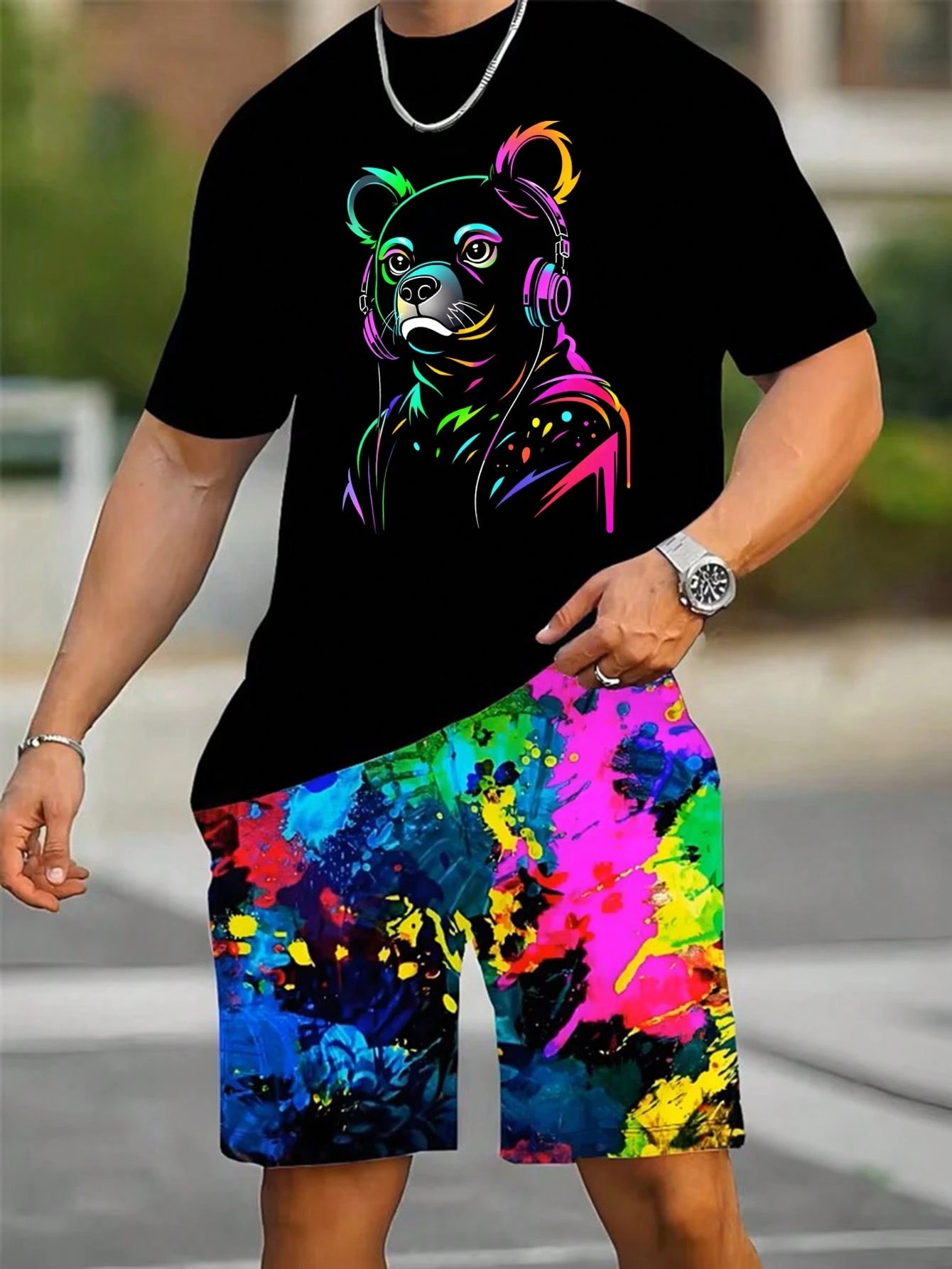 2026 Summer New Men's Short-Sl - Street Fashion China のレビューと価格