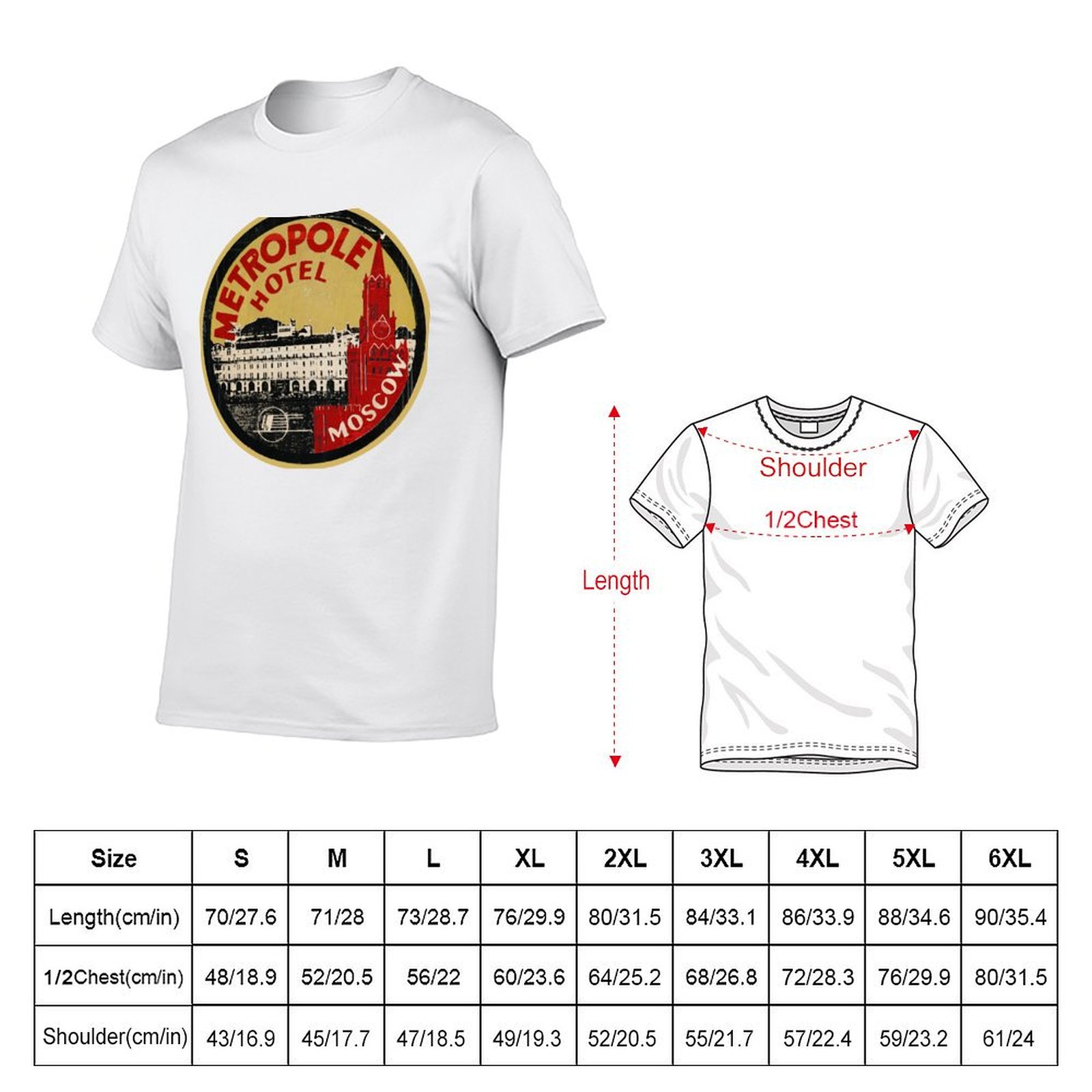 Metropole Hotel Moscow T-Shirt - Street Fashion Moscow のレビューと価格