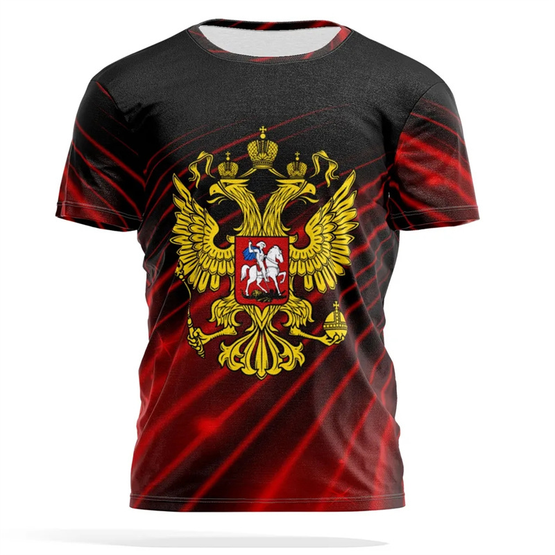 Russian National Emblem Print  - Street Fashion Russia のレビューと価格