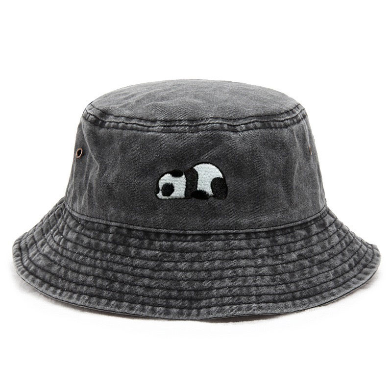Washed Cotton Bucket Hat for M - Bucket Hat Embroidered のレビューと価格