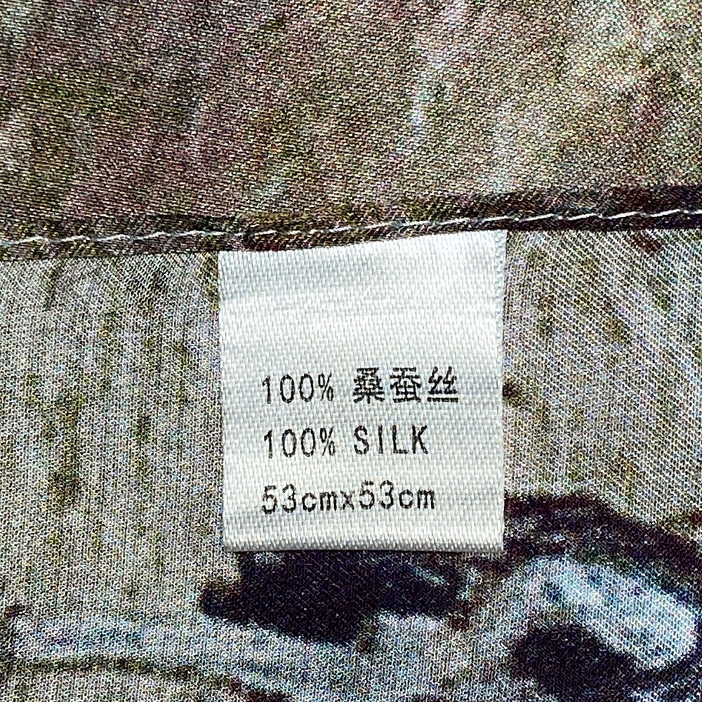 53cm 100% Pure Silk Bandana Fe - Street Fashion Jacket のレビューと価格