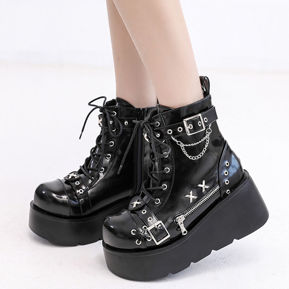 Brand New Ladies Goth Platform - Street Fashion Girls のレビューと価格
