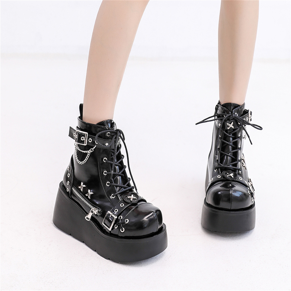 Brand New Ladies Goth Platform - Street Fashion Girls のレビューと価格