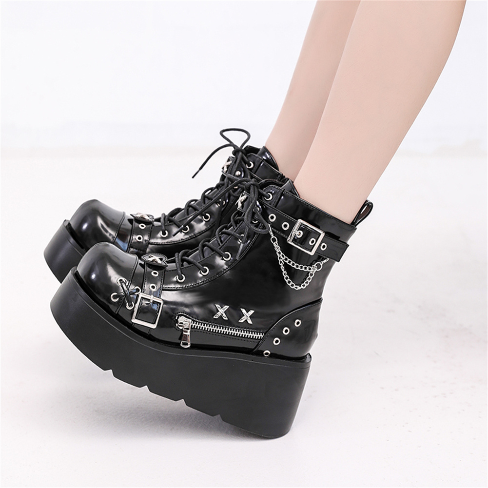 Brand New Ladies Goth Platform - Street Fashion Girls のレビューと価格