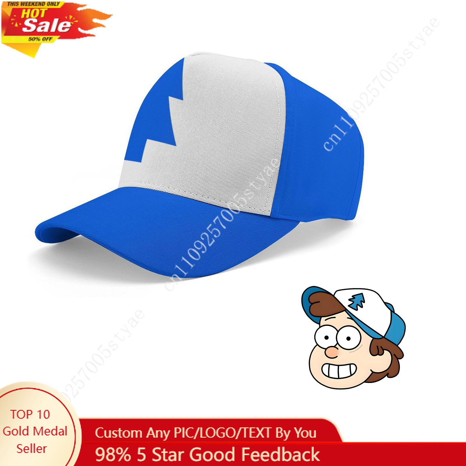 Dipper Pines Baseball Cap Disn - Baseball Cap Fitted のレビューと価格